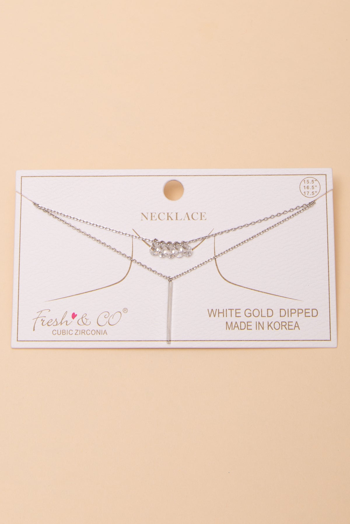 Evelyn Cubic Zirconia Necklace