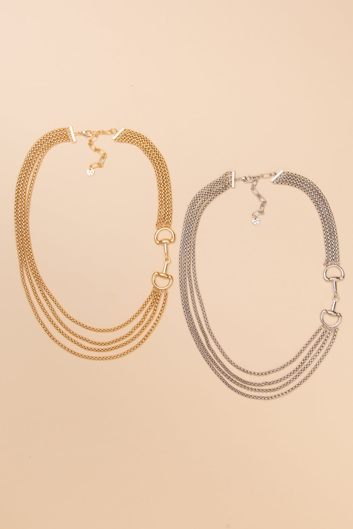 Jasmine Multi Strand Horse Bit Necklace