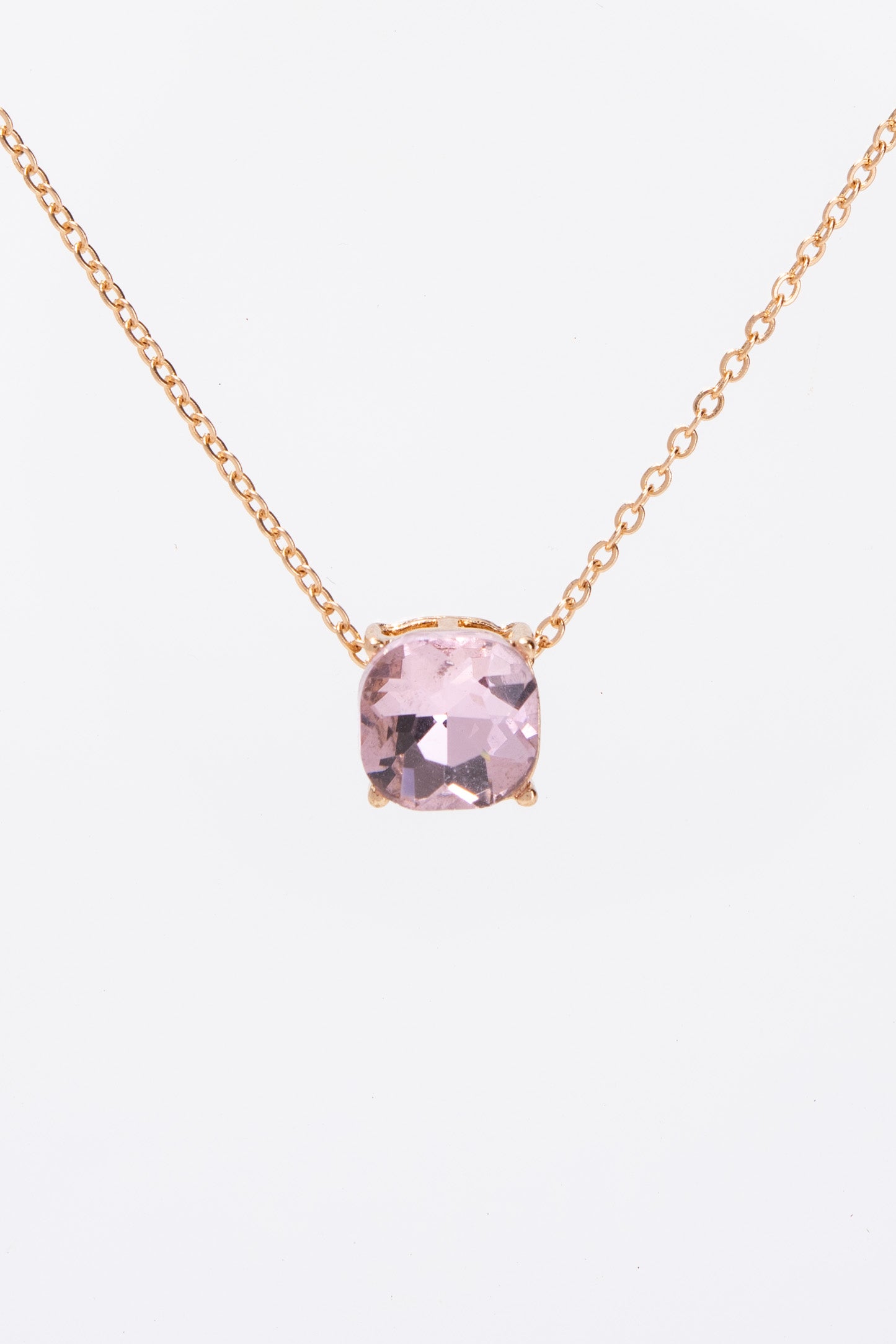 Rosie 10MM Solitaire Bezzle Pendant Necklace