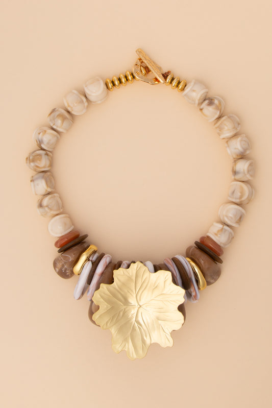 Penelope Multicolor Braided Yarn Necklace