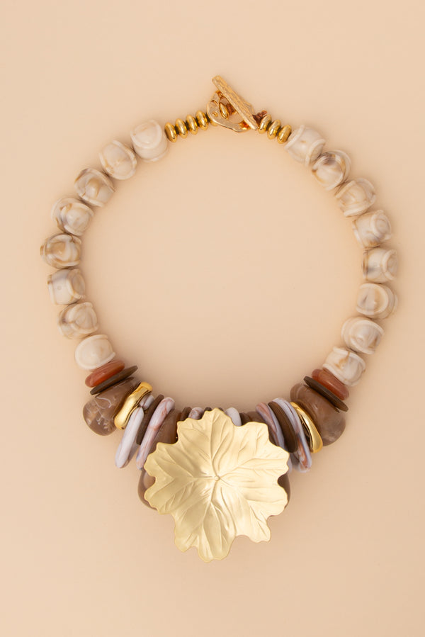 Penelope Multicolor Braided Yarn Necklace