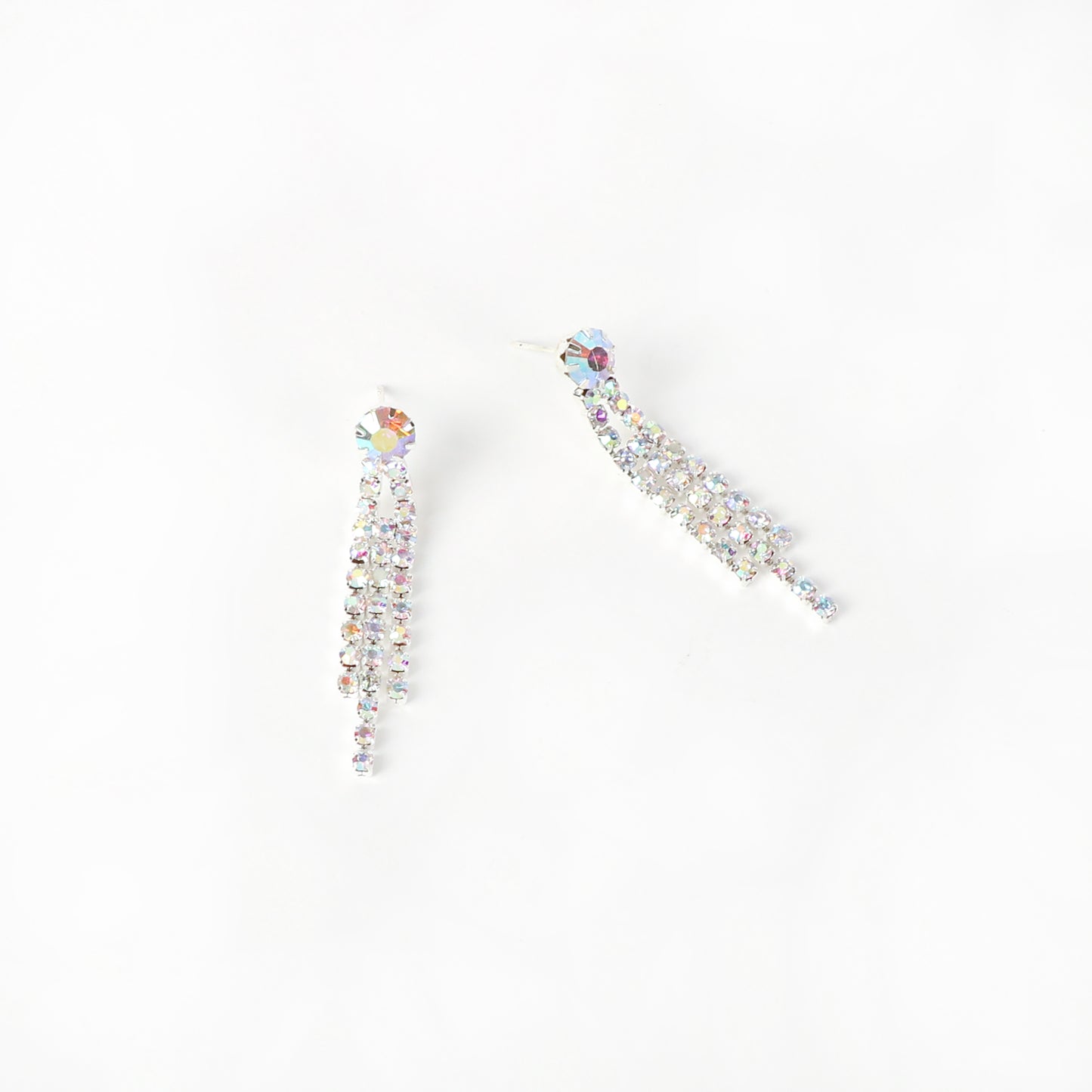 Charmaine Fringe Rhinestone Necklace & Earring Set