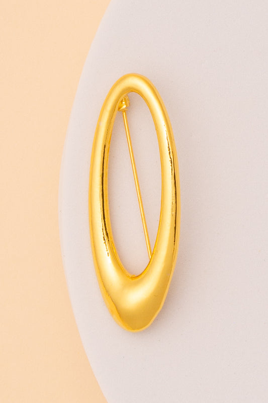 Heidi Oval Shape Pin Brooch