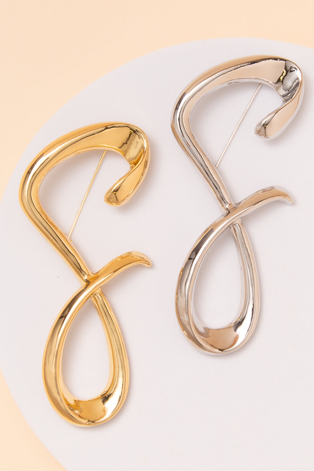 Annabelle Open Infinity Pin Brooch