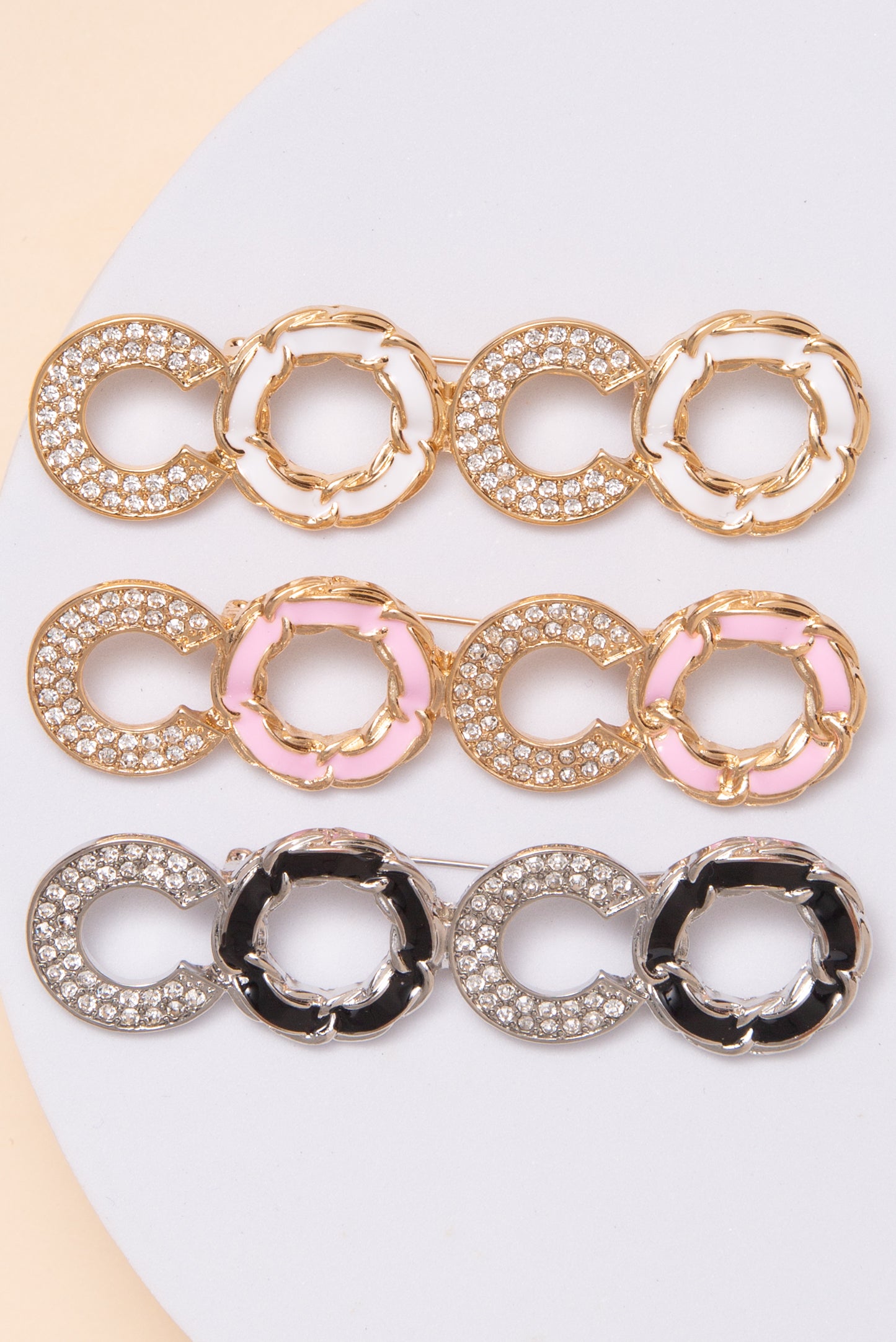 Gracie Fashion Stone Pearl Brooch