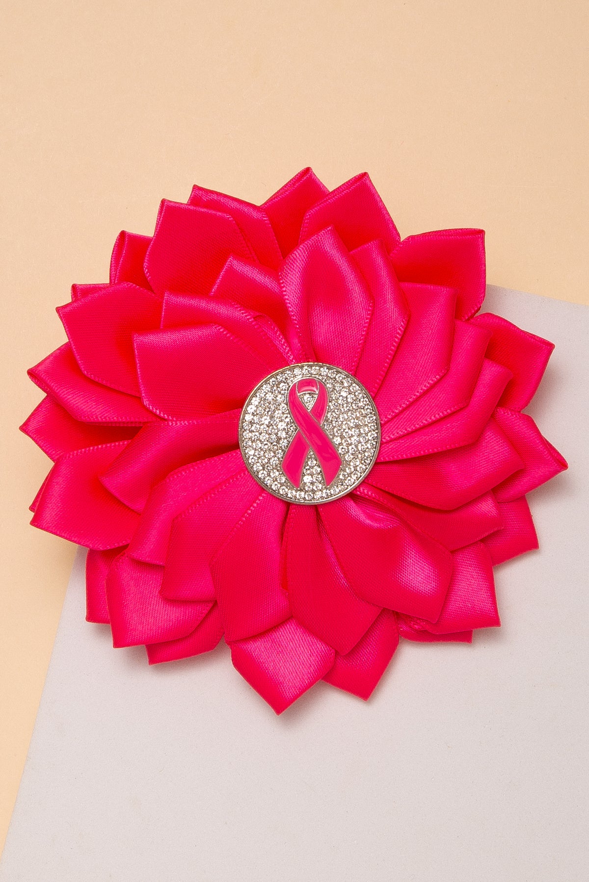 Stylized Cancer Ribon Luna 2 In 1 Breast Cancer Awareness Pink Ribbon Rhinestone – Sophia ...