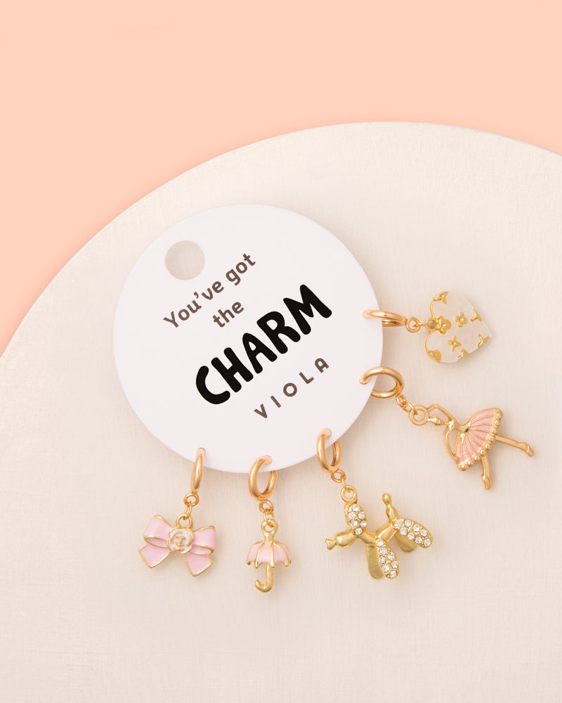 Rebecca Dolled Up Theme Assorted Charm Set