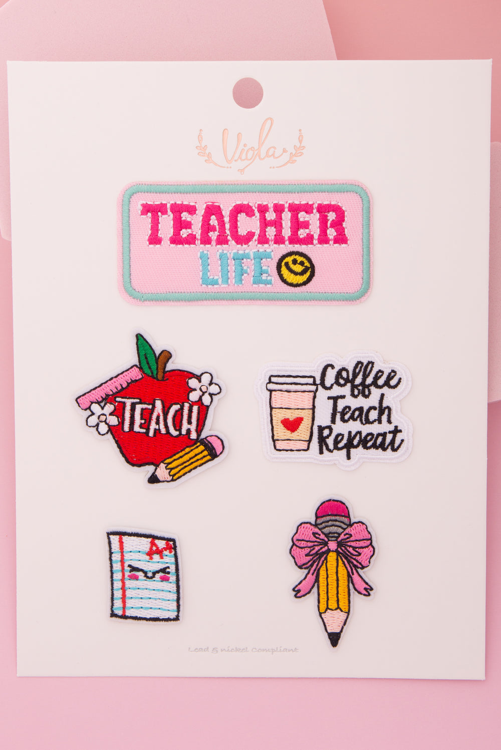 Mandy School Life Theme Patch Set