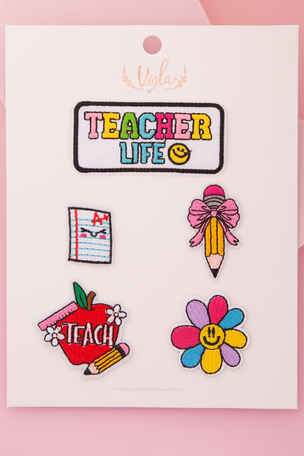 Cecilia School Life Theme Patch Set