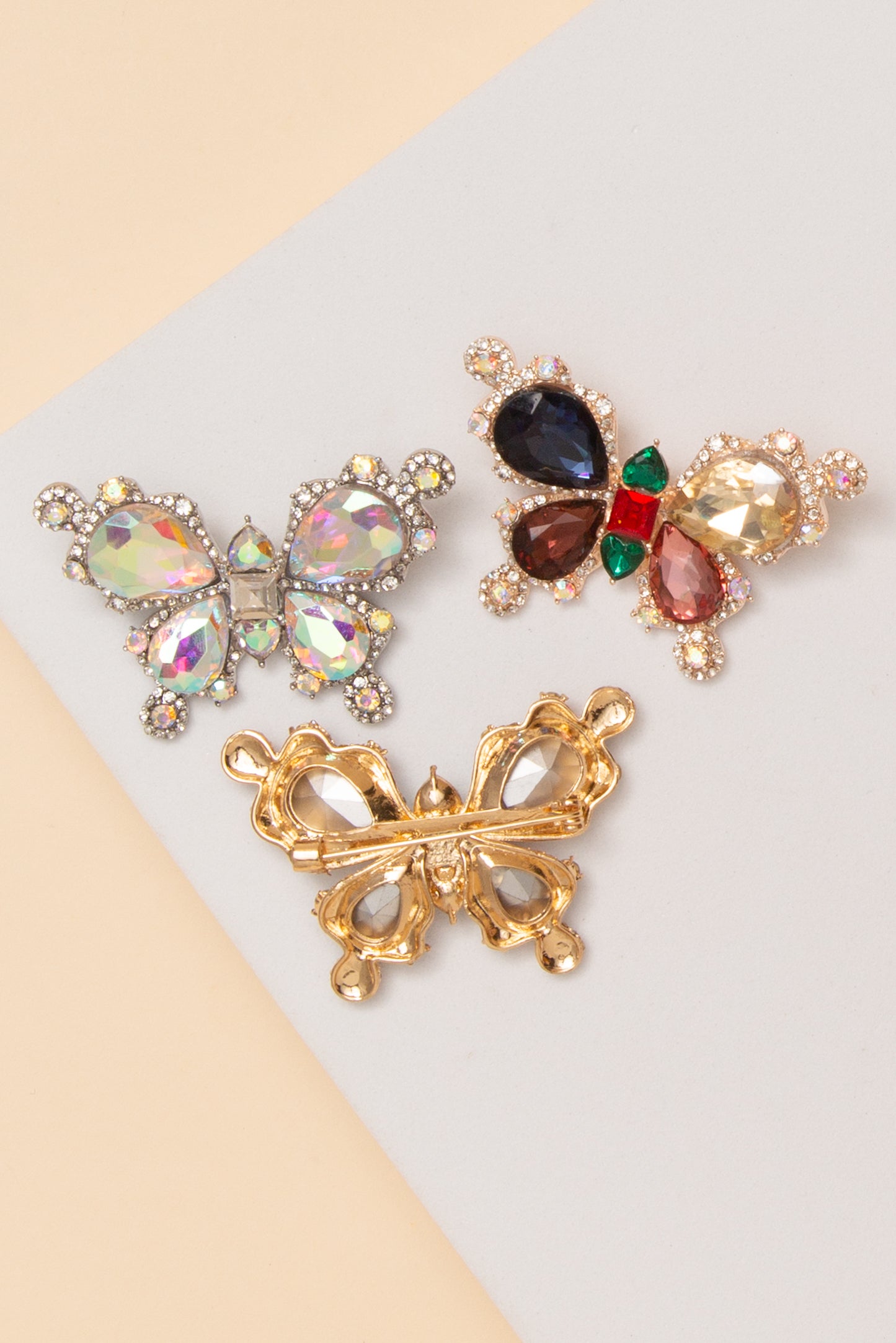 Lana Butterfly Rhinestone Brooch