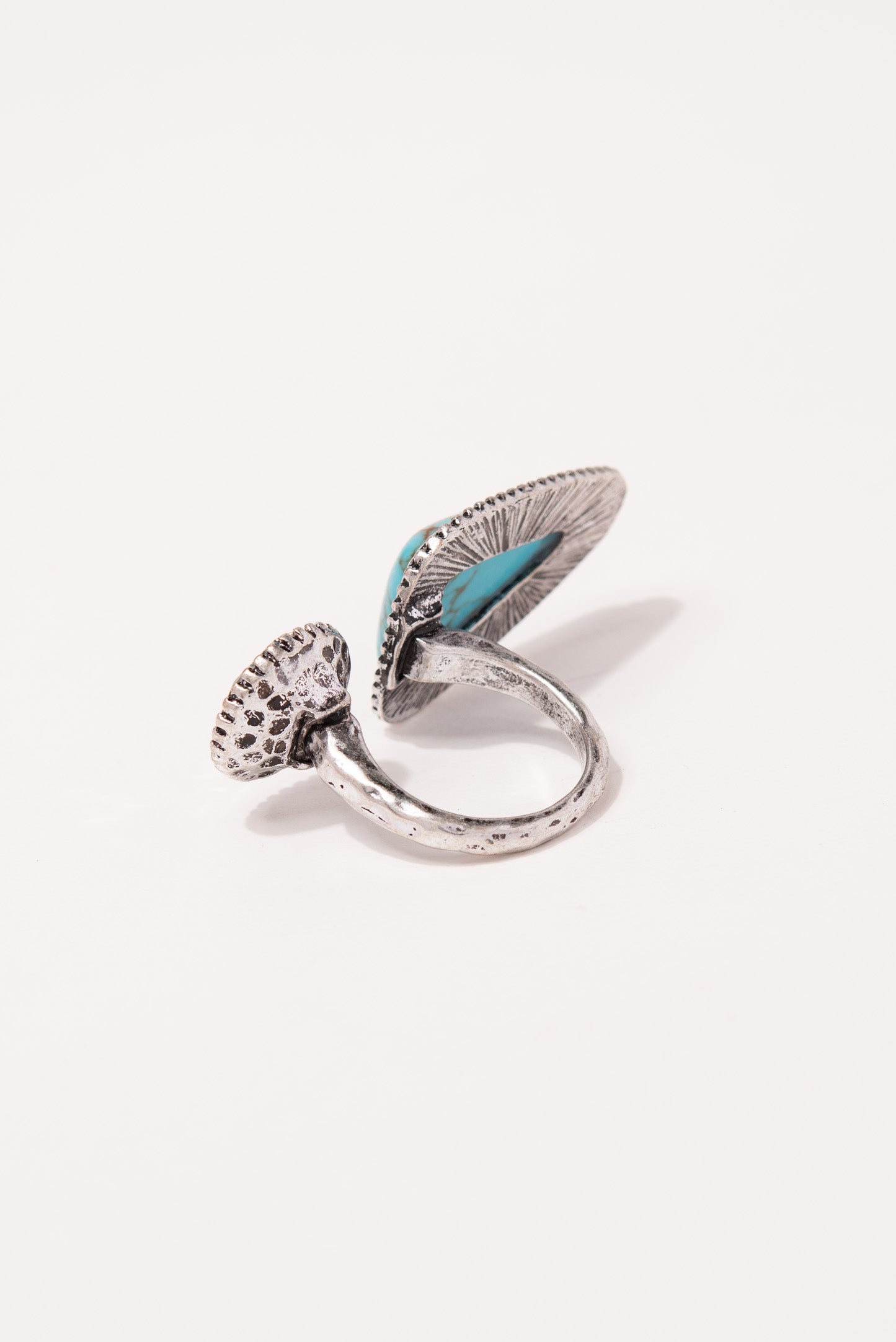 Genesis Turquoise Semi Stone Cuff Ring