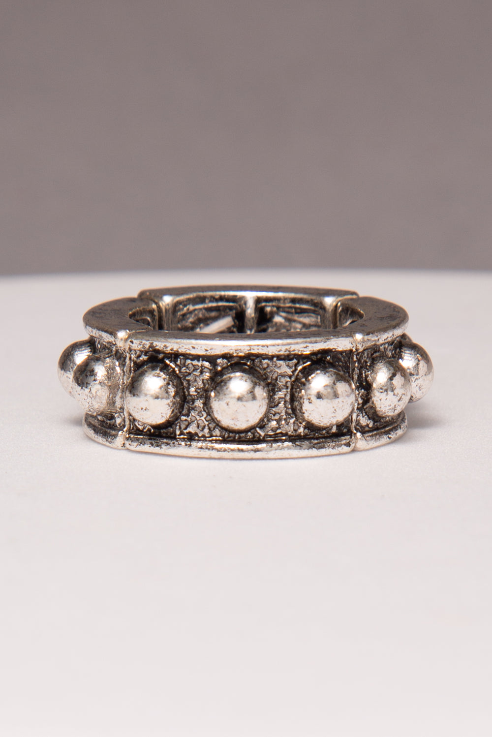 Teresa Western Bubble Textured Stretch Ring