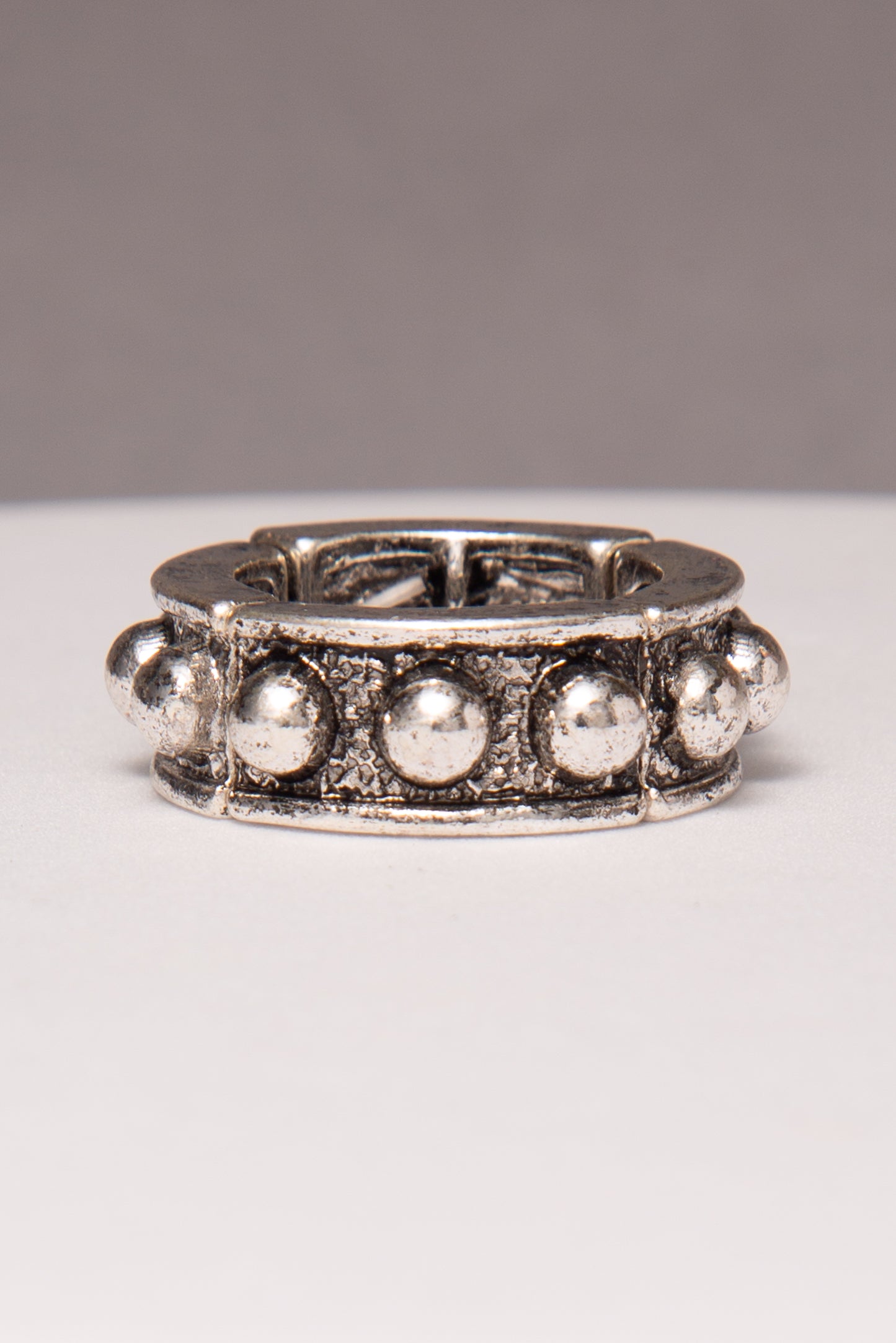 Teresa Western Bubble Textured Stretch Ring
