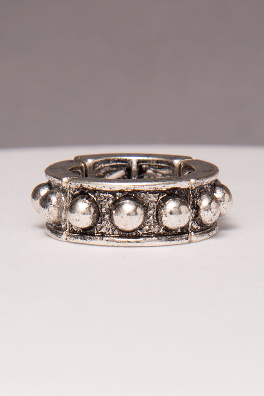 Teresa Western Bubble Textured Stretch Ring