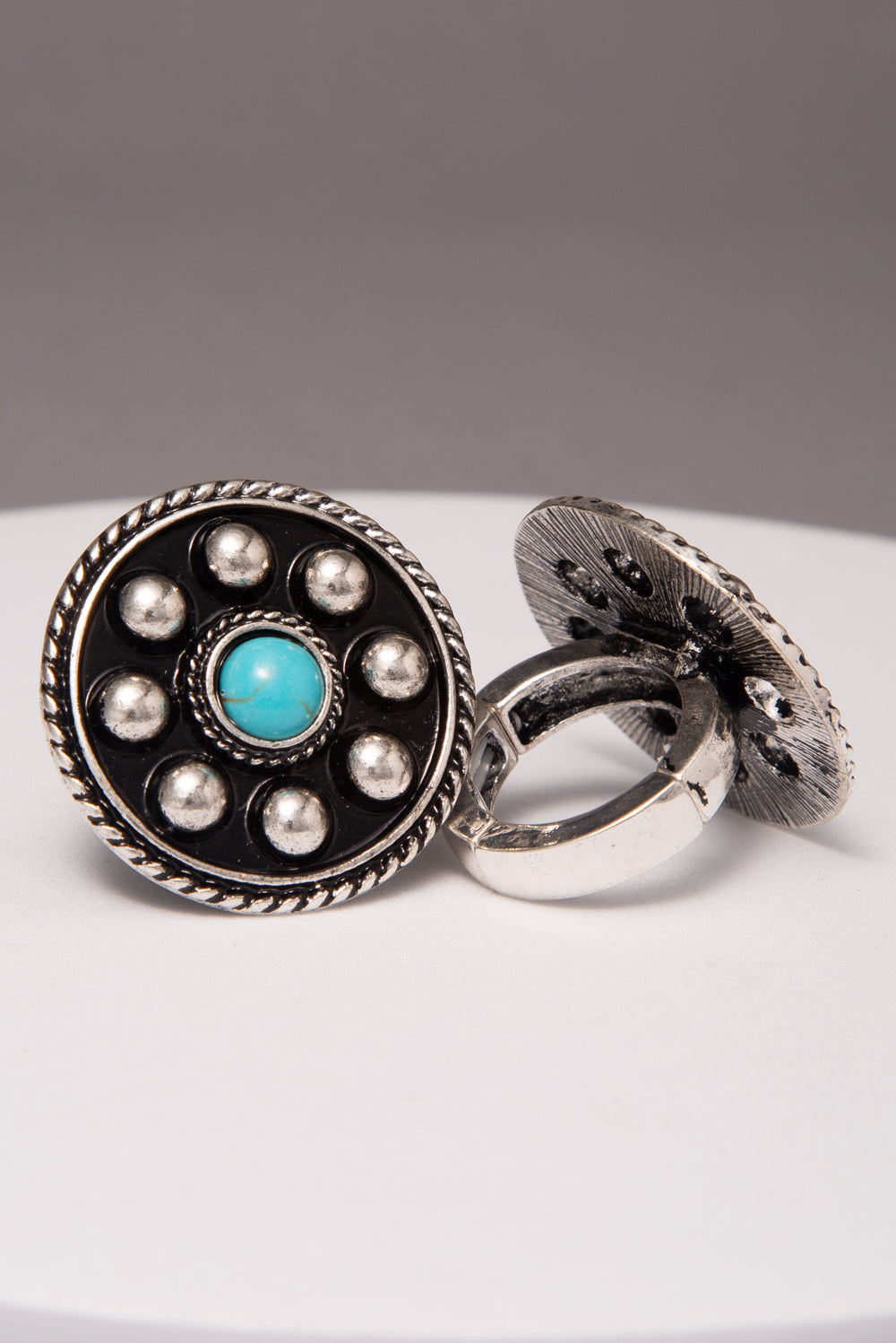 Tiffany Western Bubble Round Concho Ring