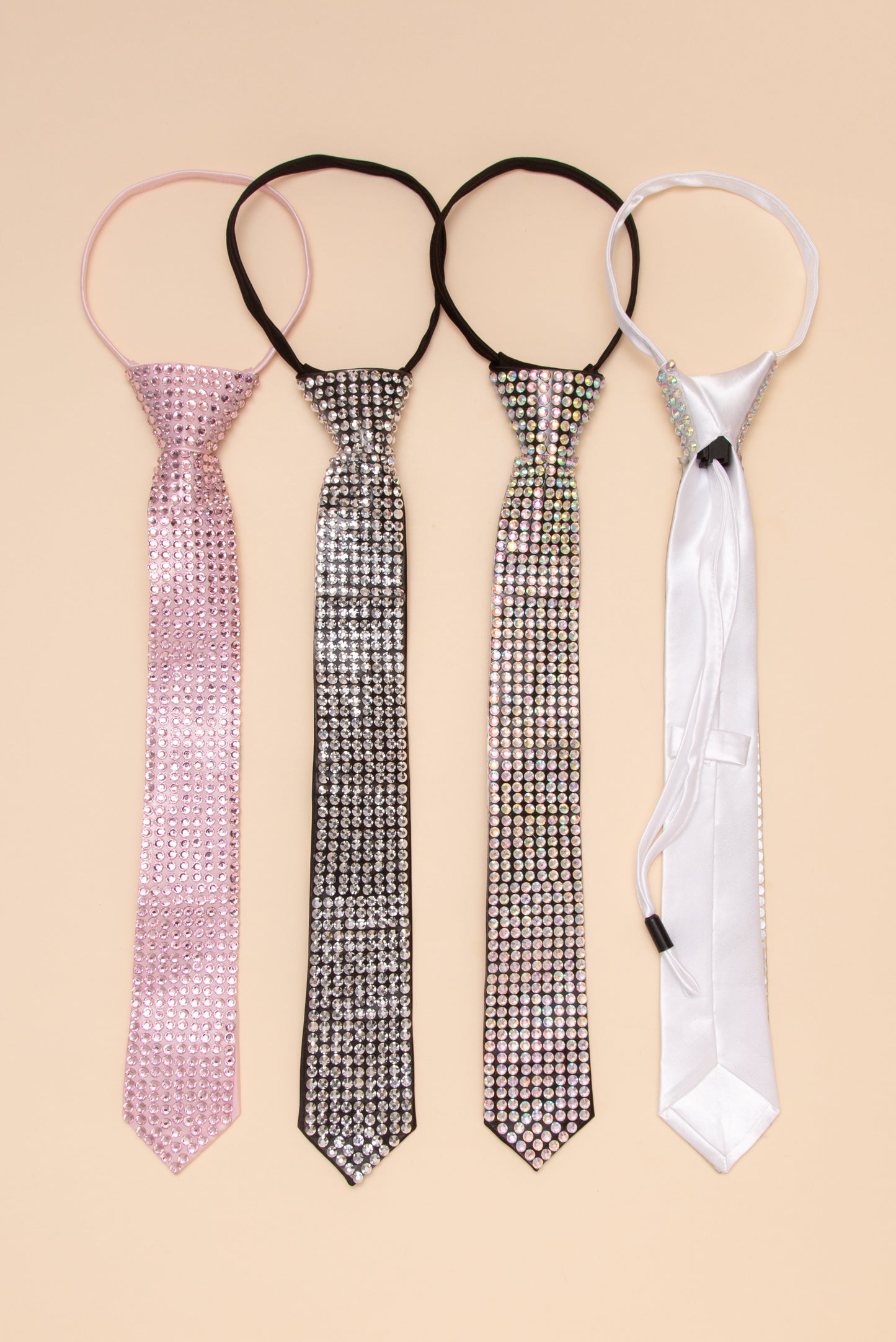 Jennifer Rhinestone Studded Neck Tie