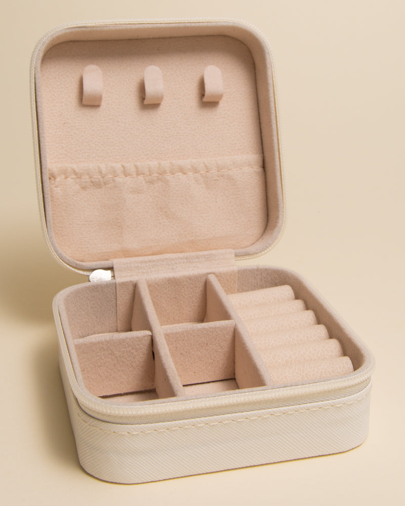 Margret "Bridesmaid" Printed Jewelry Box with Multiple Compartments