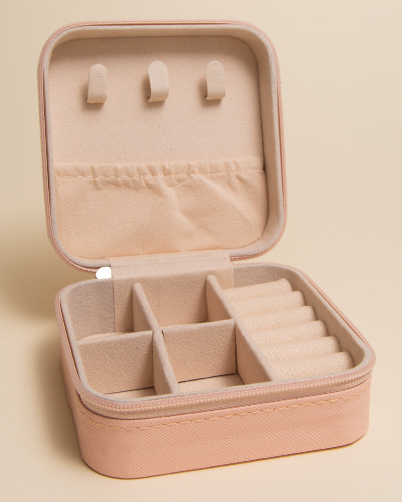 Vivian "Bridesmaid" Graphic Printed Pink Jewelry Box
