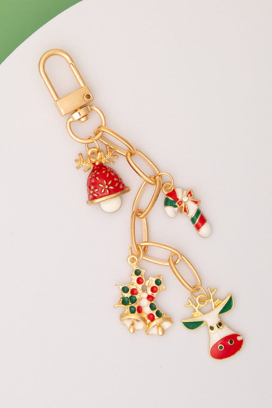 Paulina Christmas Bag Charm Keychain