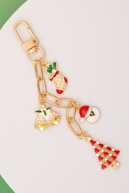 Chelsea Christmas Bag Charm Keychain