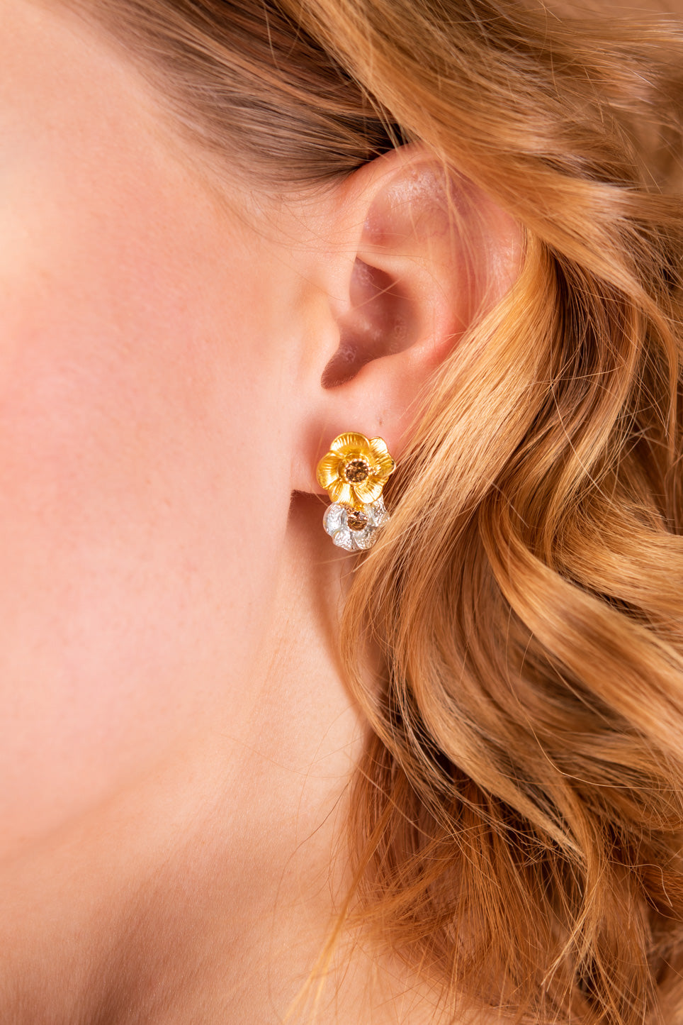 Amira Floral Vine Necklace & Earring Set