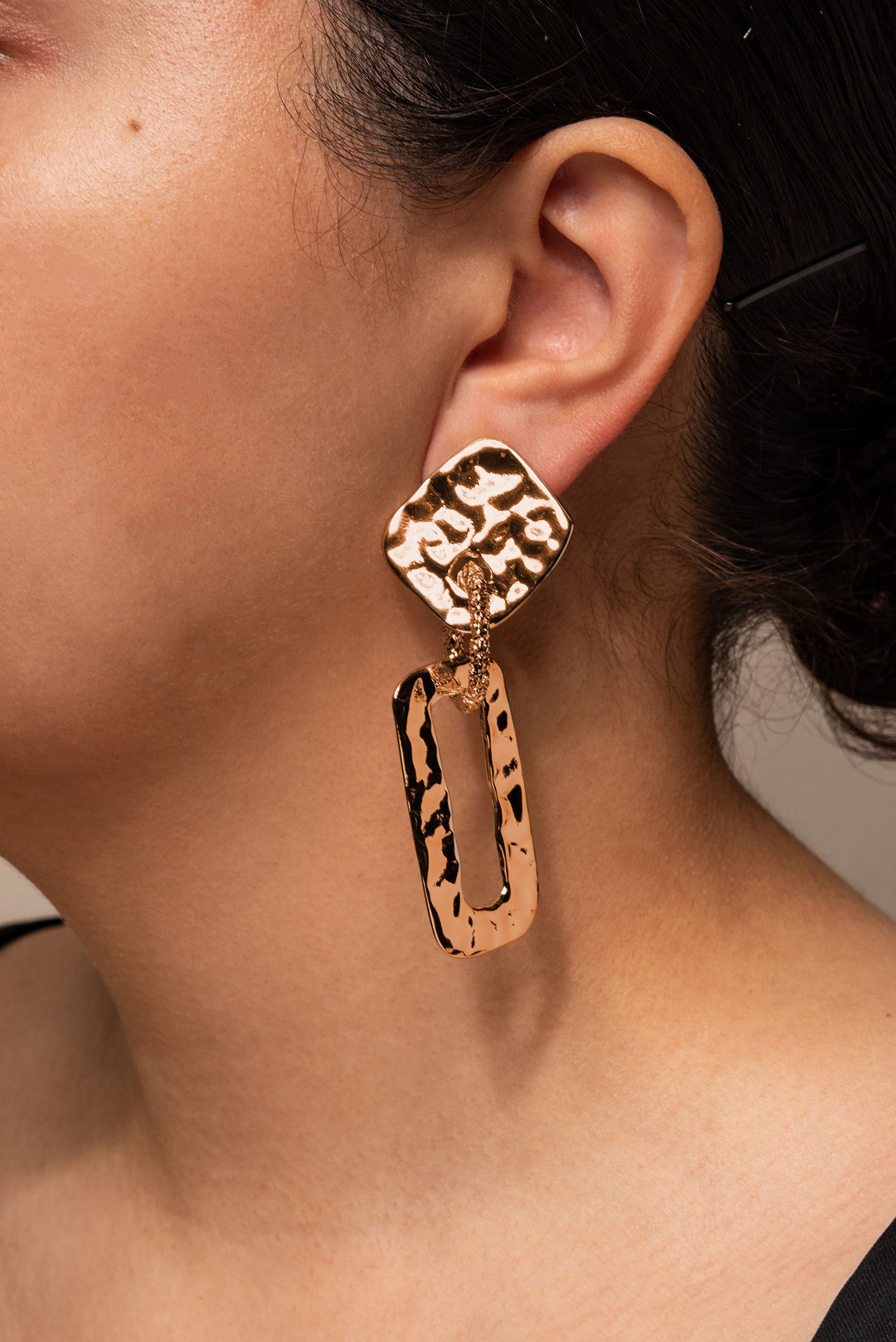 Pamela Textured Geometric Earrings