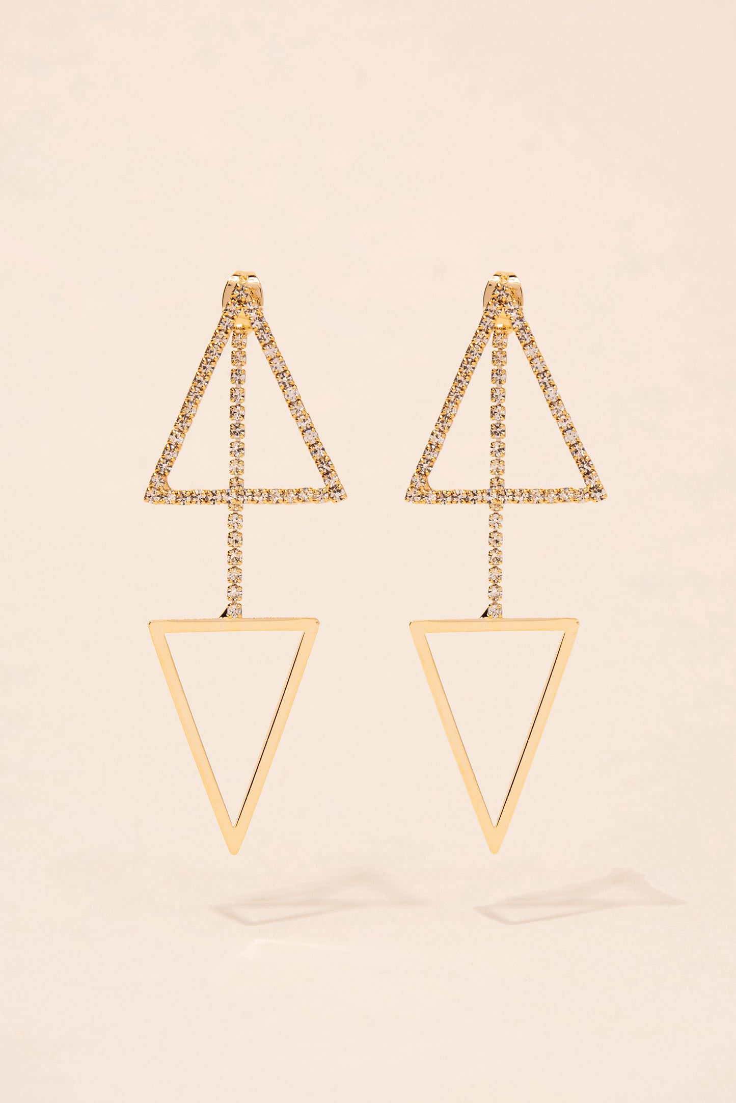 Whitney Triangle Drop Post Earrings