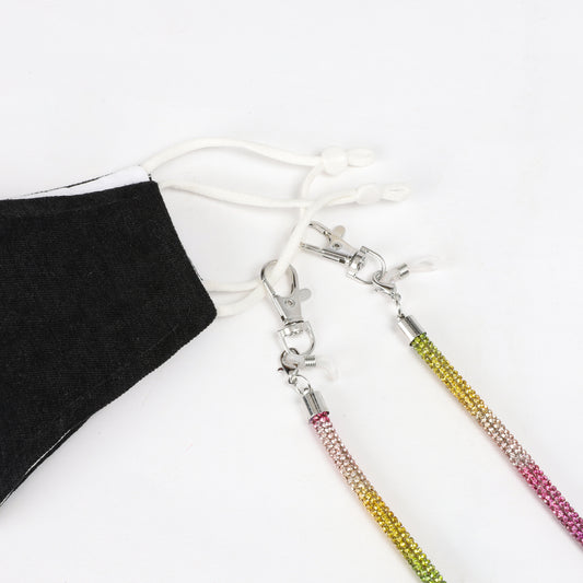 Lily Bejewelled Rhinestone Holder Strap - Multicolor