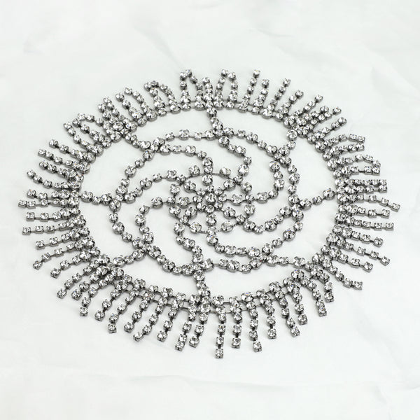 Stargazing Rhinestone Fringe Headpiece