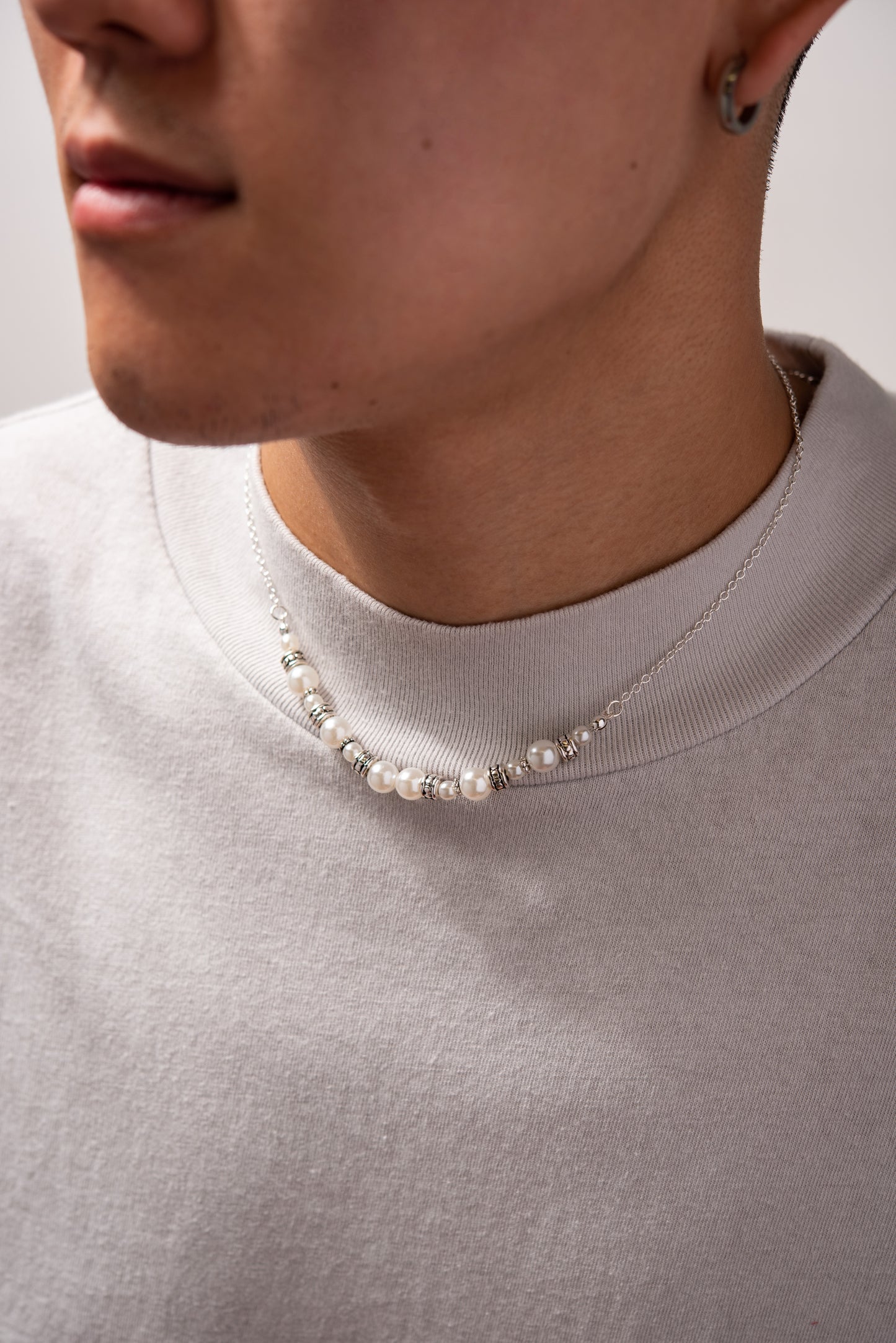 Pearl Cable Chain Necklace