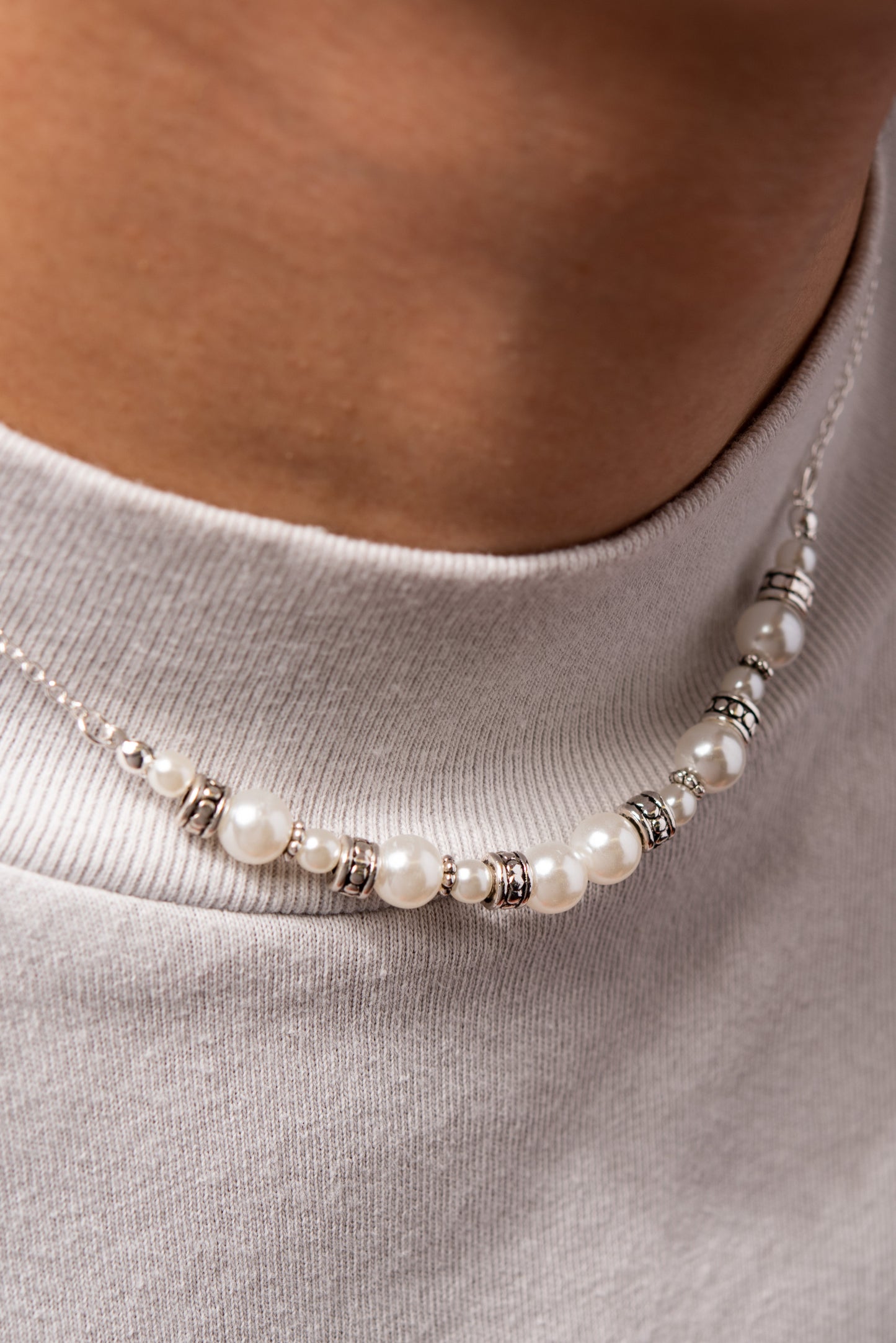 Pearl Cable Chain Necklace
