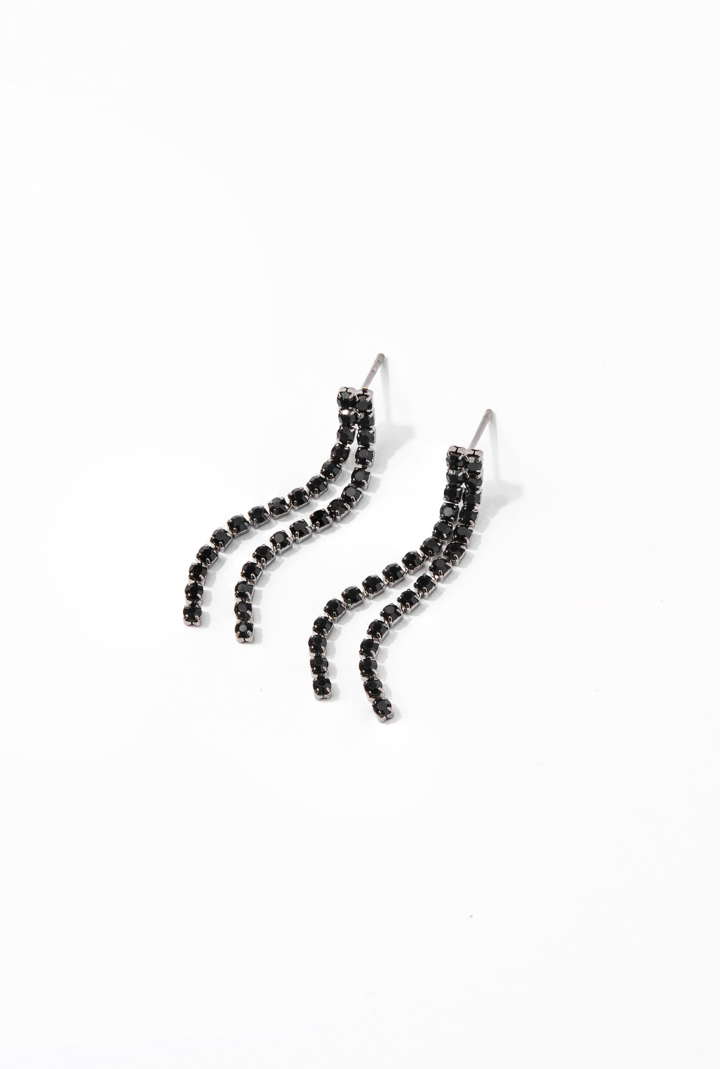 Iris Rhinestone Necklace and Earring Set