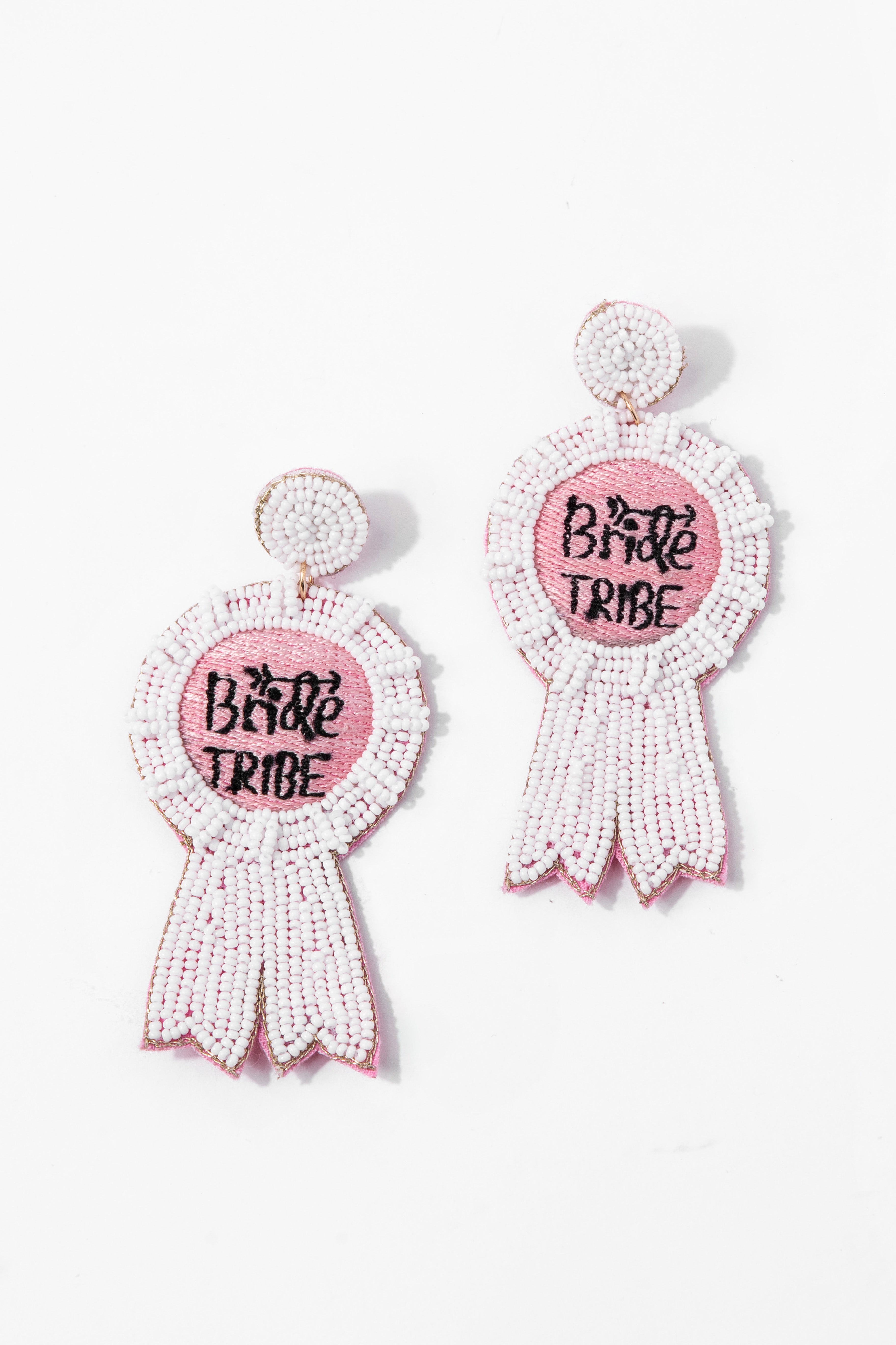 BRIDE TRIBE Ribbon Earrings – Sophia Collection