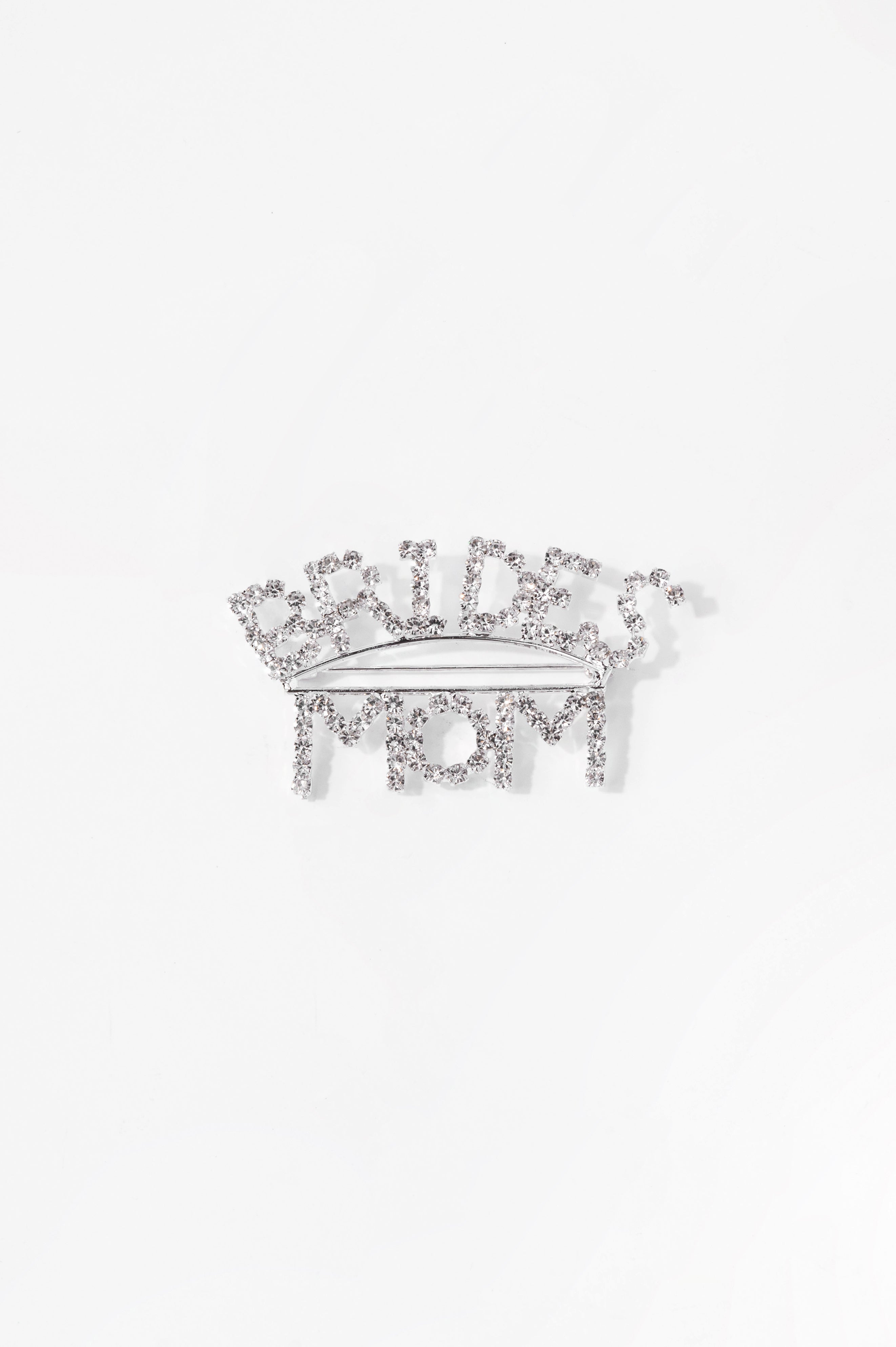 BRIDE'S MOM Bridal Shower Bachelorette Rhinestone Pin